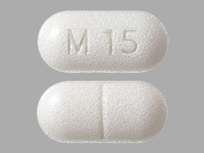 Pill M 15 White Oval is Klor-Con M15