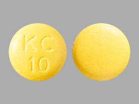 Pill KC 10 is Klor-Con 10 mEq