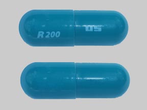 Pill R 200 US Green Capsule-shape is Restora