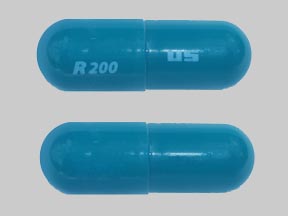 Pill R 200 US Green Capsule/Oblong is Restora