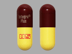 Pill US Integra Plus  Capsule/Oblong is Integra Plus