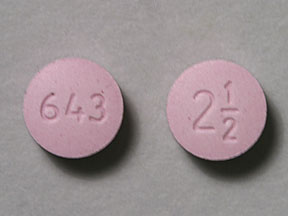 Metolazone 2.5 mg 643 2 1/2