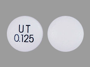 Pill UT 0.125 White Round is Orenitram