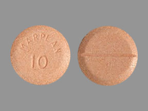 Pill MARPLAN 10 Peach Round is Marplan