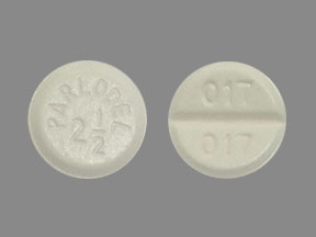 Pill PARLODEL 2 1/2 017 017 is Parlodel 2.5 mg