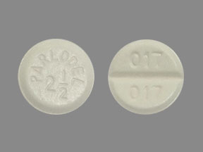 Bromocriptine mesylate 2.5 mg PARLODEL 2 1/2 017 017