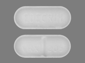 Pill EDECRIN VRX 205 White Capsule/Oblong is Ethacrynic Acid