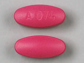 Pill A 074 Pink Oval is Dolgic Plus