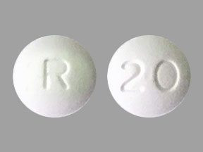 Pill R 20 White Round is Sildenafil Citrate