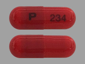 Pill P 234 Red Capsule/Oblong is Piroxicam