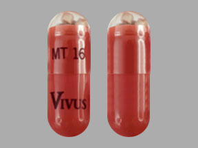 Pill MT 16 VIVUS Orange Capsule/Oblong is Pancreaze