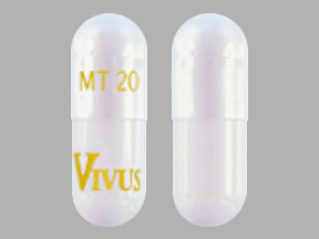 Pill MT 20 VIVUS White Capsule-shape is Pancreaze