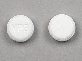 Pill VP3 White Round is Hyoscyamine Sulfate (Orally Disintegrating)
