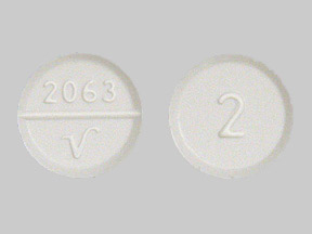 Acetaminophen and codeine phosphate 300 mg / 15 mg 2 2063 V