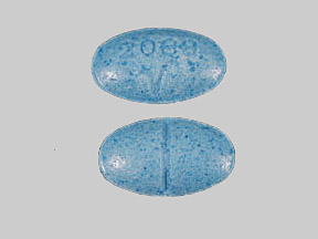 Dark Blue Xanax Pill