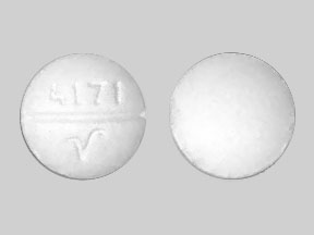 Pill 4171 V White Round is Meperidine Hydrochloride