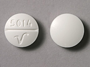 Pill 5014 V White Round is Phenobarbital