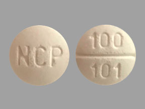 Pill NCP 100 101 White Round is Dapsone