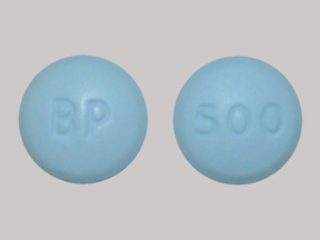 Pill BP 500 is L-Methylfolate Calcium 7.5 mg