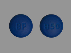 Pill BP 850 Blue Round is L-Methyl-MC