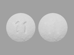 Pill 11 White Round is Olanzapine