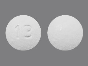 Pill 13 White Round is Olanzapine