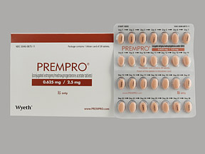 Prempro 0.625 mg / 2.5 mg PREMPRO