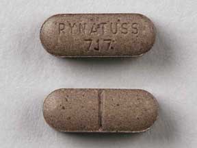 Pill RYNATUSS 717 is Rynatuss 60 mg / 5 mg / 10 mg / 10 mg