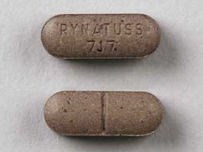 Pill RYNATUSS 717 Purple Oval is Rynatuss