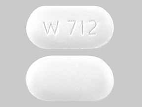 Pill W 712 White Oval is Cefprozil