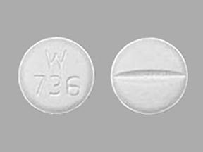 Metoprolol succinate extended release 100 mg W 736