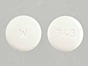 Pill W 743 White Round is Terbinafine Hydrochloride