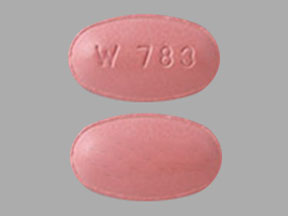 Carbidopa, entacapone and levodopa 18.75 mg / 200 mg / 75 mg W 783