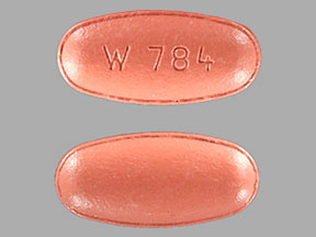 Carbidopa, entacapone and levodopa 25 mg / 200 mg / 100 mg W784