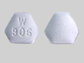 Pill W 906 White Six-sided is Ranitidine Hydrochloride