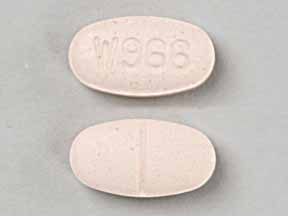 Pill W966 Pink Oval is Bethanechol Chloride