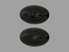 Pill ONE Purple Elliptical/Oval is Nestabs ONE