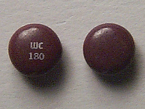 Pill WC 180 Red Round is Pyridium