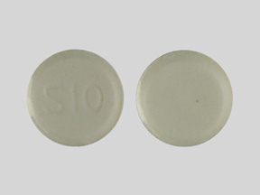 Pill S10 Beige Round is Sarafem