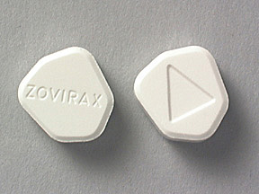 Pill ZOVIRAX Logo is Zovirax 400 mg