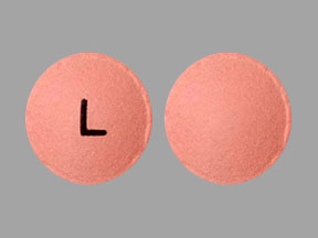 Pill L Pink Round is Aspirin