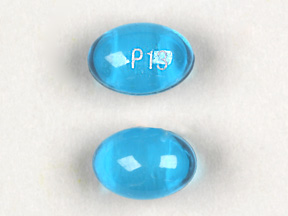 Pill P13 Blue Capsule/Oblong is Loperamide Hydrochloride