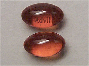Pill Advil Brown Oval is Advil Migraine