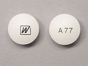 Pill A77 W White Round is Aralen Phosphate