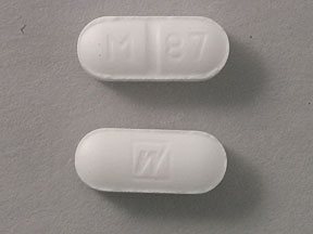 Pill M 87 W White Oval is Mytelase