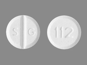 Pill S G 112 White Round is Hydrochlorothiazide