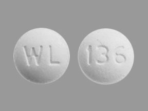 Pill WL 136 White Round is Phenobarbital