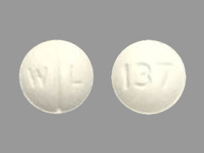 Pill WL 137 White Round is Phenobarbital