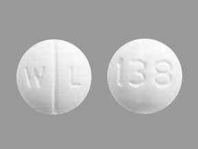 Pill WL 138 White Round is Phenobarbital