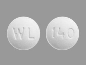 Pill WL 140 White Round is Phenobarbital